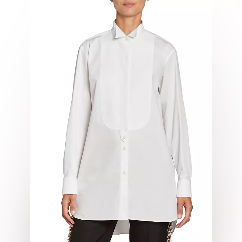 Nwt Dries Van Noten Colbys Tuxedo Shirt
